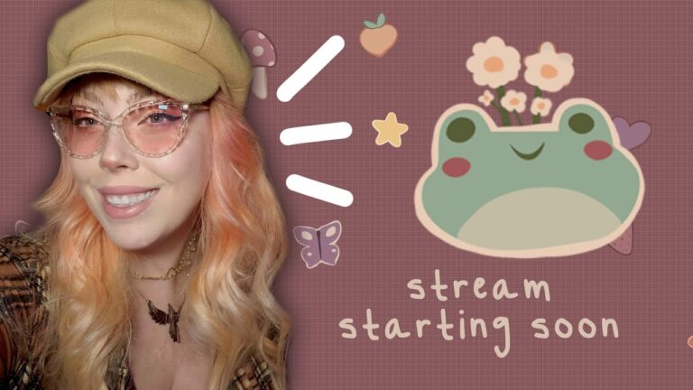 free frogcore stream pack for cottagecore cuties