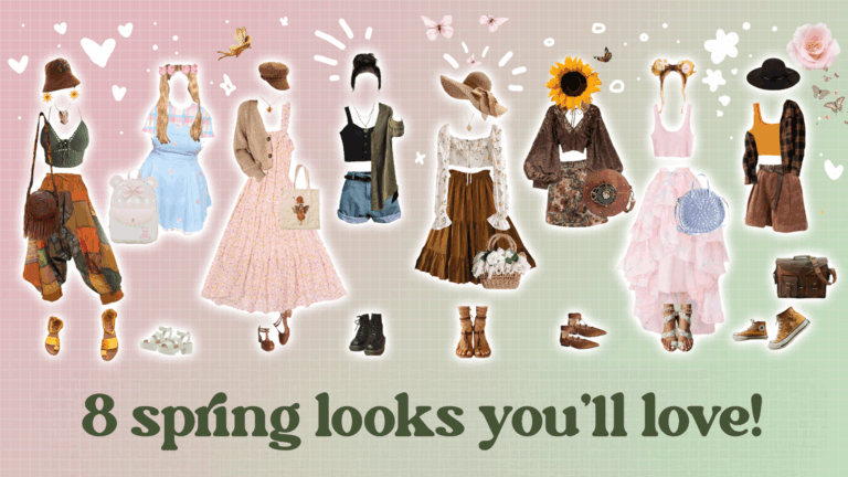 8 spring fashion aesthetic ideas: from cottagecore to grunge