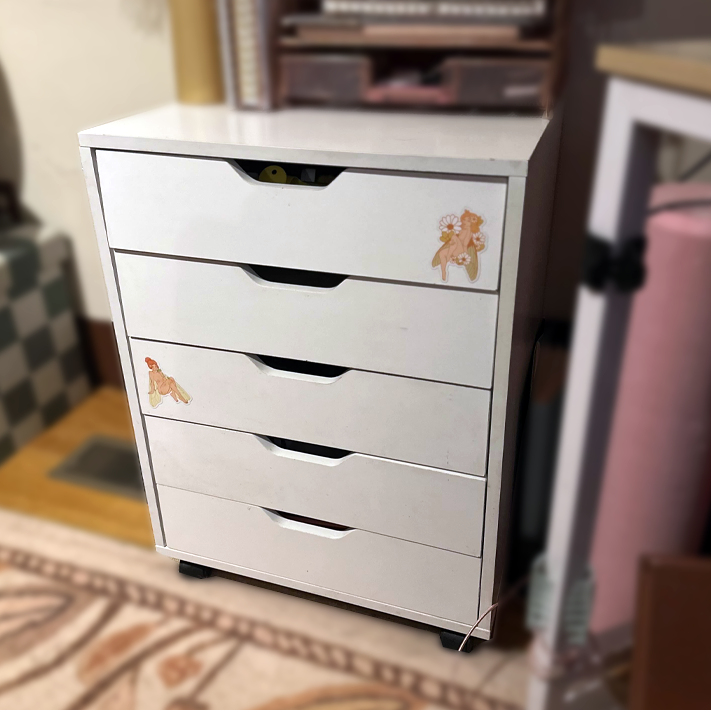 Cabinet: Winsome 10519 Halifax 5-Drawer Composite Wood Cabinet