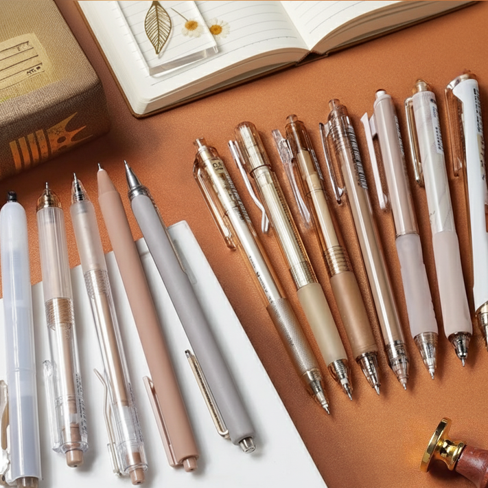 Pens: Four Candies Moor Series Brown Gel Pens